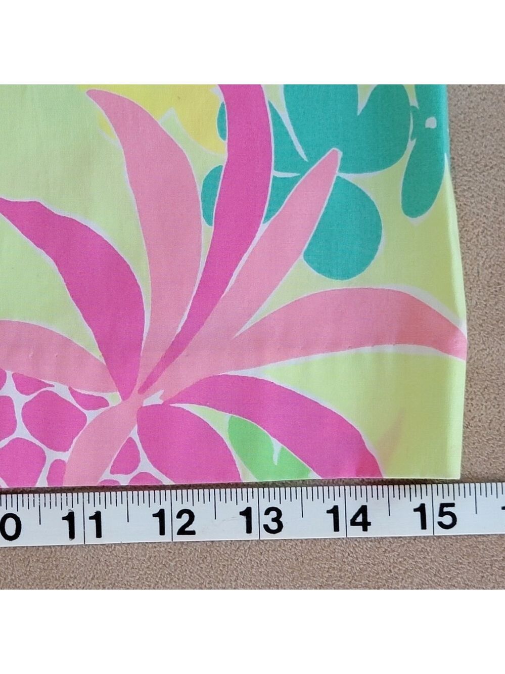 Lilly Pulitzer Vintage Wide Leg Palazzo Pant in Palm Green Lanai Size 8 EUC - Picture 9 of 9